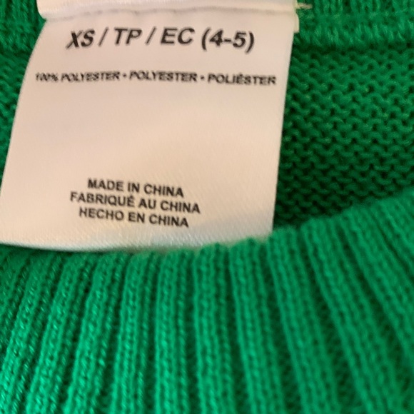 Simpsons XS 4-5 Homer Christmas Festive Green Kids Sweater holiday shirt - Picture 5 of 12